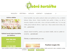 Tablet Screenshot of dobrakartarka.cz